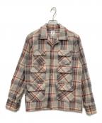 South2 West8サウスツー ウエストエイト）の古着「コットンチェックシャツ」｜グレー