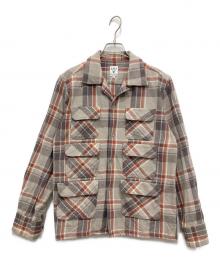 South2 West8（サウスツー ウエストエイト）の古着「コットンチェックシャツ」｜グレー