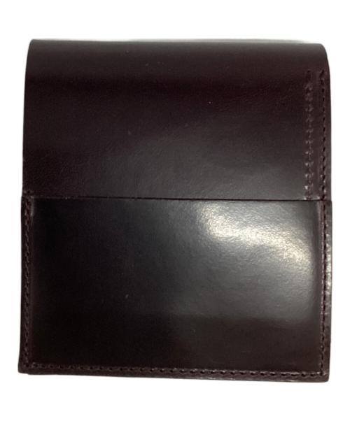 M+（エムピウ）m+ (エムピウ) ピアストラ2/2つ折り財布 ブラックの古着・服飾アイテム