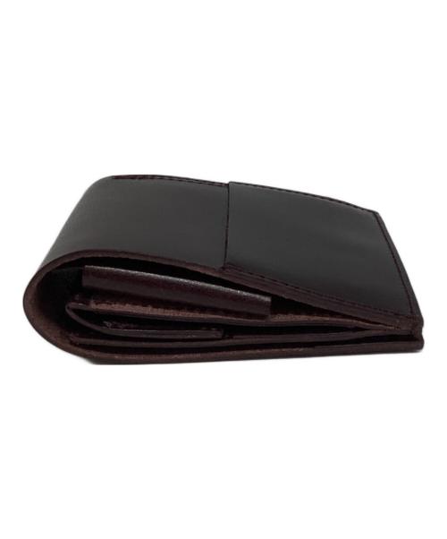 M+（エムピウ）m+ (エムピウ) ピアストラ2/2つ折り財布 ブラックの古着・服飾アイテム