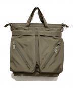 F/CE.エフシーイー）の古着「RECYCLE TWILL SMALL HELMET/2WAYバッグ」｜カーキ