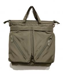 F/CE.（エフシーイー）の古着「RECYCLE TWILL SMALL HELMET/2WAYバッグ」｜カーキ