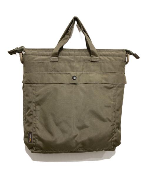 F/CE.（エフシーイー）F/CE. (エフシーイー) RECYCLE TWILL SMALL HELMET/2WAYバッグ カーキの古着・服飾アイテム