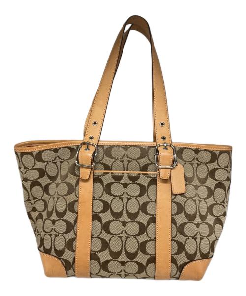 COACH（コーチ）COACH (コーチ) トートバッグ ベージュの古着・服飾アイテム