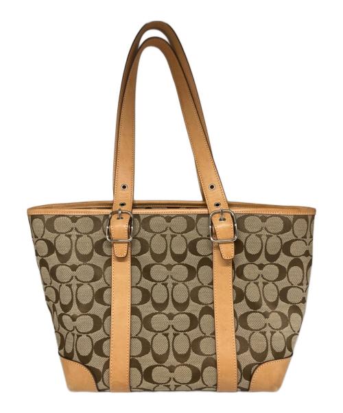 COACH（コーチ）COACH (コーチ) トートバッグ ベージュの古着・服飾アイテム