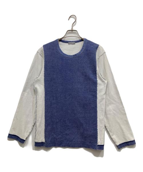 COMME des GARCONS HOMME（コムデギャルソン オム）COMME des GARCONS HOMME (コムデギャルソン オム) デニム切替長袖カットソー インディゴ サイズ:-の古着・服飾アイテム