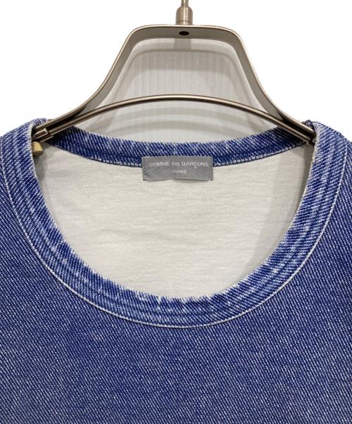 COMME des GARCONS HOMME（コムデギャルソン オム）COMME des GARCONS HOMME (コムデギャルソン オム) デニム切替長袖カットソー インディゴ サイズ:-の古着・服飾アイテム