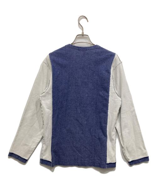 COMME des GARCONS HOMME（コムデギャルソン オム）COMME des GARCONS HOMME (コムデギャルソン オム) デニム切替長袖カットソー インディゴ サイズ:-の古着・服飾アイテム