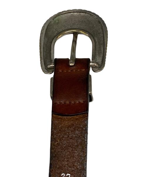 WILLIAM（ウィリアム）WILLIAM (ウィリアム) ウエスタンベルト ブラウンの古着・服飾アイテム