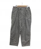 SSZエスエスズィー）の古着「ワイドチェックパンツ」｜ホワイト