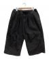 BEAMS（ビームス）の古着「クウォーターレングス デニム ウェビングパンツ」｜ブラック