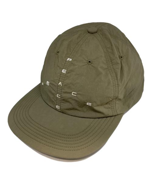 GARBAGE（ガーベッジ）GARBAGE (ガーベッジ) SOFT BRIM 6 PANEL CAP/ナイロンキャップ グリーンの古着・服飾アイテム