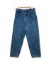 HUF（ハフ）の古着「バギーデニムパンツ」｜インディゴ