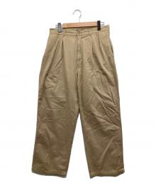 POLO RALPH LAUREN（ポロ・ラルフローレン）の古着「90’sタックチノパン」｜ベージュ