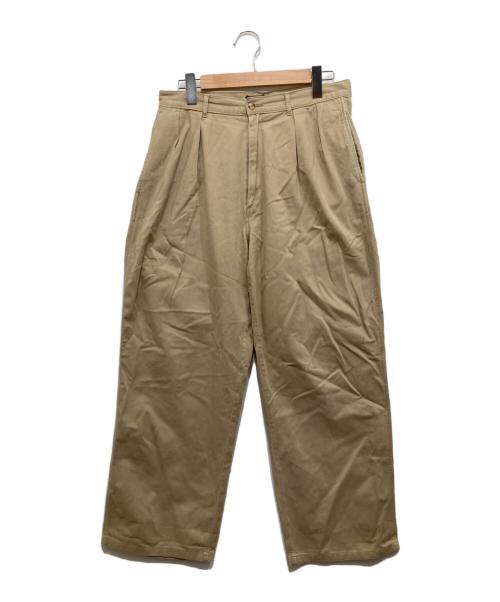 POLO RALPH LAUREN（ポロ・ラルフローレン）POLO RALPH LAUREN (ポロ・ラルフローレン) 90’sタックチノパン ベージュ サイズ:不明の古着・服飾アイテム