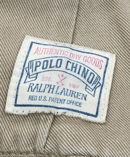 POLO RALPH LAUREN（ポロ・ラルフローレン）POLO RALPH LAUREN (ポロ・ラルフローレン) 90’sタックチノパン ベージュ サイズ:不明の古着・服飾アイテム