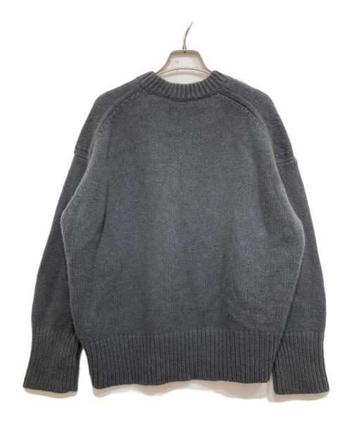 GALERIE VIE（ギャルリーヴィー）GALERIE VIE (ギャルリーヴィー) ファインウールクルーネックプルオーバー グレー サイズ:Sの古着・服飾アイテム
