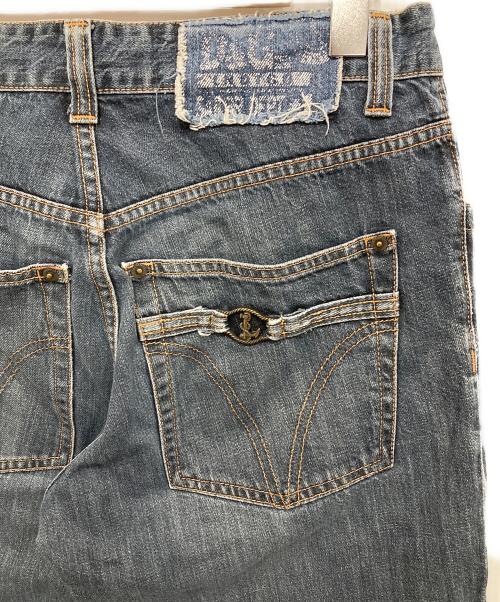 DOLCE & GABBANA（ドルチェ＆ガッバーナ）DOLCE & GABBANA (ドルチェ＆ガッバーナ) ローライズデニムパンツ インディゴ サイズ:FREEの古着・服飾アイテム