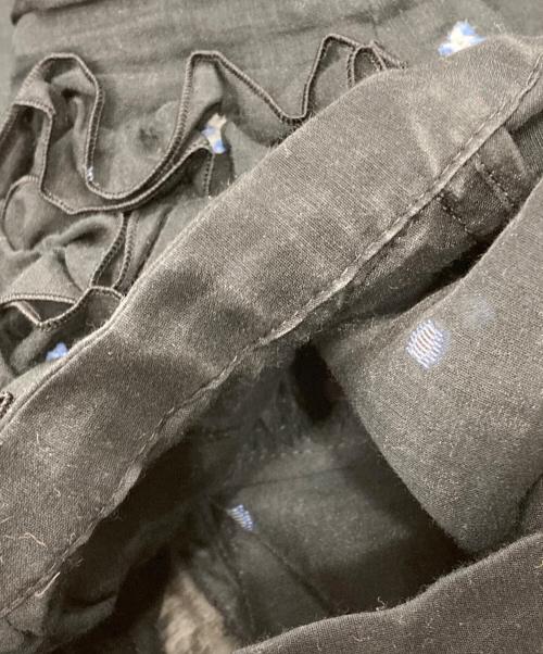 UNITED ARROWS（ユナイテッドアローズ）UNITED ARROWS (ユナイテッドアローズ) 2トーン ドットジャガード ブラウス ブラック サイズ:FREEの古着・服飾アイテム