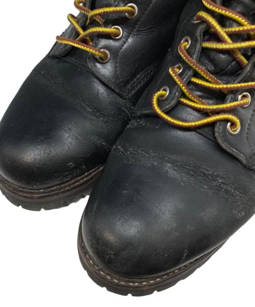 RED WING（レッドウィング）RED WING (レッドウィング) 90’sロガーブーツ ブラック サイズ:27.5の古着・服飾アイテム