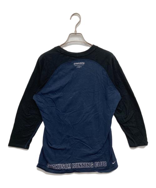 GYAKUSOU（ギャクソウ）GYAKUSOU (ギャクソウ) ラグランカットソー ネイビー サイズ:Mの古着・服飾アイテム