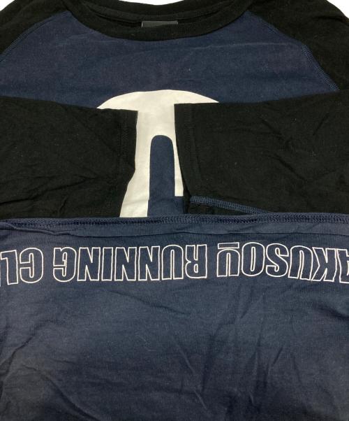 GYAKUSOU（ギャクソウ）GYAKUSOU (ギャクソウ) ラグランカットソー ネイビー サイズ:Mの古着・服飾アイテム