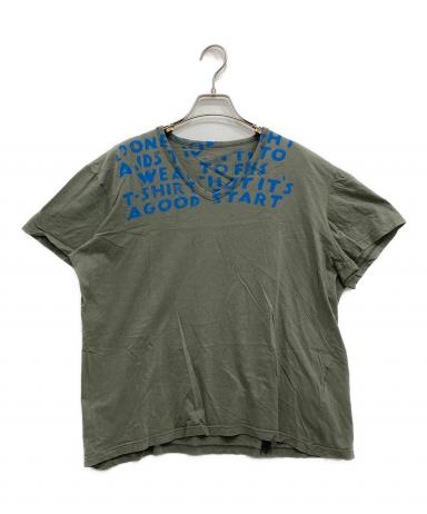 マルタンマルジェラ ここのえ期 2004SS シャツ 2 ベージュ 中古・古着通販】MARTIN MARGIELA (マルタン・マルジェラ) 00'sエイズT