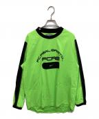 NIKE×F.C.R.B.ナイキ×エフシーレアルブリストル）の古着「ウォームアップピステ/長袖カットソー」｜イエロー
