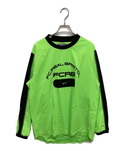 NIKE（ナイキ）NIKE (ナイキ) F.C.R.B. (エフシーレアルブリストル) ウォームアップピステ/長袖カットソー イエロー サイズ:Mの古着・服飾アイテム