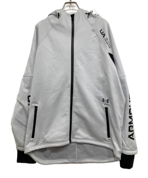 UNDER ARMOUR（アンダーアーマー）UNDER ARMOUR (アンダーアーマー) WINTER KNIT JACKET グレー サイズ:XXLの古着・服飾アイテム