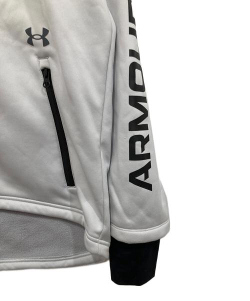 UNDER ARMOUR（アンダーアーマー）UNDER ARMOUR (アンダーアーマー) WINTER KNIT JACKET グレー サイズ:XXLの古着・服飾アイテム