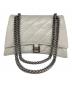BALENCIAGA（バレンシアガ）の古着「CRUSH/チェーンショルダーバッグ」｜ホワイト
