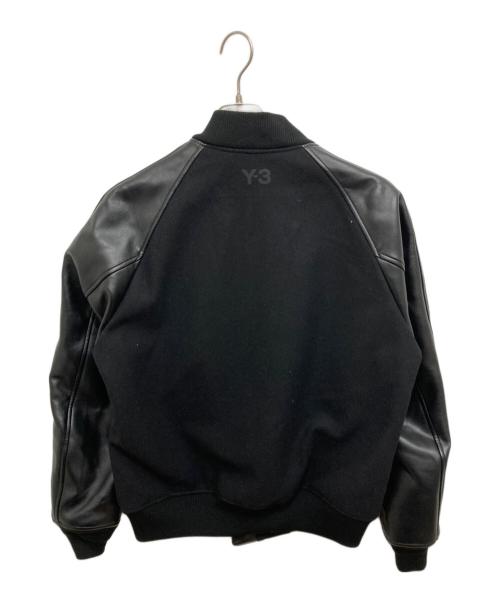 Y-3（ワイスリー）Y-3 (ワイスリー) CLASSIC VARSITY JACKET/Fレザー切替スタジャン ブラック サイズ:Sの古着・服飾アイテム