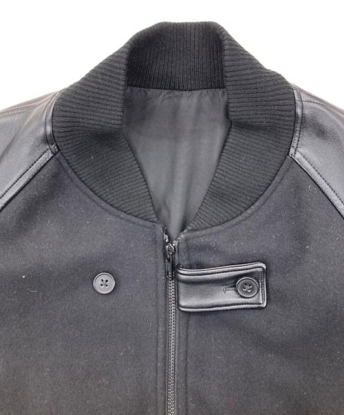Y-3（ワイスリー）Y-3 (ワイスリー) CLASSIC VARSITY JACKET/Fレザー切替スタジャン ブラック サイズ:Sの古着・服飾アイテム
