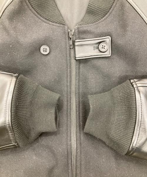 Y-3（ワイスリー）Y-3 (ワイスリー) CLASSIC VARSITY JACKET/Fレザー切替スタジャン ブラック サイズ:Sの古着・服飾アイテム
