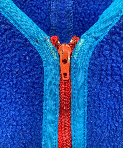 Patagonia（パタゴニア）Patagonia (パタゴニア) ノーカラーフリースジャケット ブルー サイズ:Lの古着・服飾アイテム