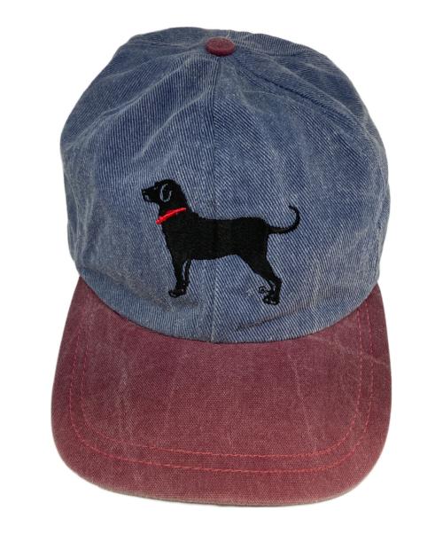 THE BLACK DOG（ブラックドッグ）THE BLACK DOG (ブラックドッグ) キャップ ネイビー×レッドの古着・服飾アイテム