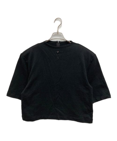 ADER error（アーダーエラー）ADER error (アーダーエラー) クロップド半袖カットソー ブラック サイズ:Mの古着・服飾アイテム
