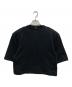 ADER error（アーダーエラー）の古着「クロップド半袖カットソー」｜ブラック
