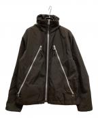 BOTTEGA VENETAボッテガベネタ）の古着「テクニカルナイロンジップジャケット」｜ブラウン
