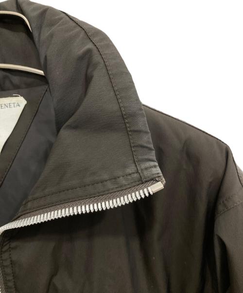 BOTTEGA VENETA（ボッテガベネタ）BOTTEGA VENETA (ボッテガベネタ) テクニカルナイロンジップジャケット ブラウン サイズ:XSの古着・服飾アイテム