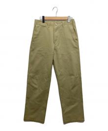 BURBERRY（バーバリー）の古着「Straight-leg Cotton Chinos」｜ベージュ