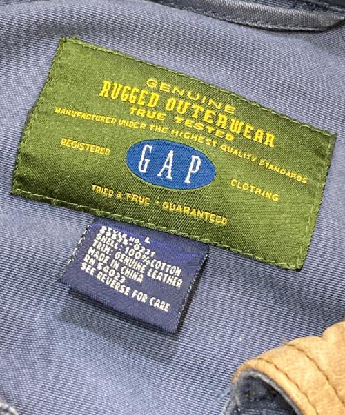 GAP（ギャップ）GAP (ギャップ) navy cotton coat ネイビー サイズ:Lの古着・服飾アイテム