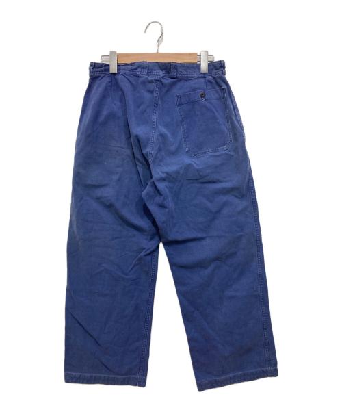 VINTAGE（ヴィンテージ）VINTAGE (ヴィンテージ) フレンチワークパンツ ブルー サイズ:不明の古着・服飾アイテム