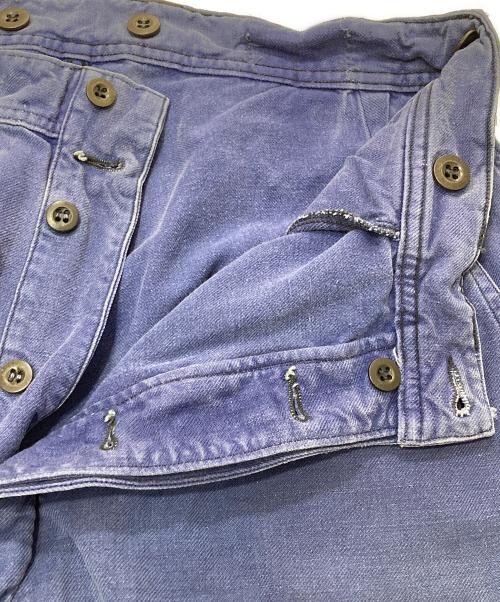 VINTAGE（ヴィンテージ）VINTAGE (ヴィンテージ) フレンチワークパンツ ブルー サイズ:不明の古着・服飾アイテム