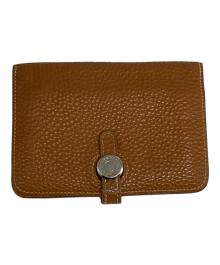 HERMES（エルメス）の古着「ドゴン/コンパクトウォレット」｜ブラウン