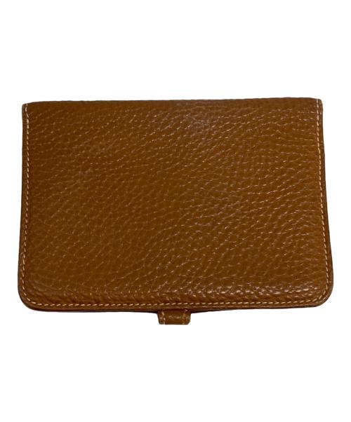 HERMES（エルメス）HERMES (エルメス) ドゴン/コンパクトウォレット ブラウンの古着・服飾アイテム