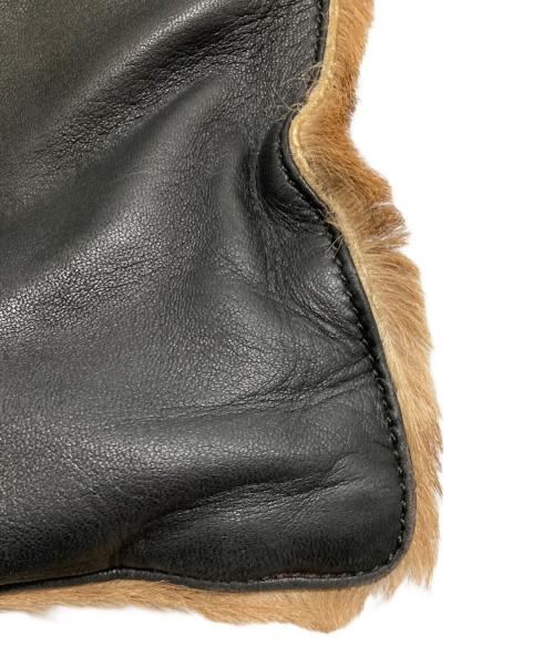 LOEWE（ロエベ）LOEWE (ロエベ) ハラコレオパードトートバッグ ベージュの古着・服飾アイテム