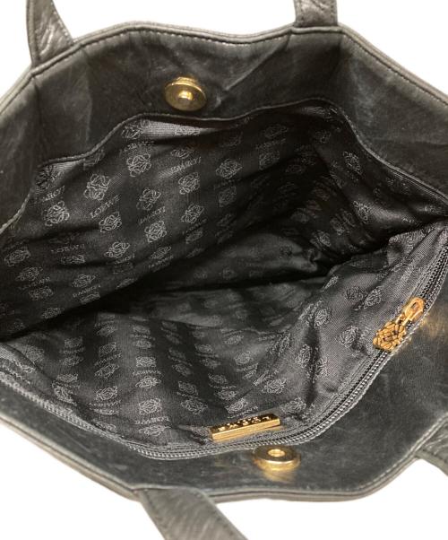 LOEWE（ロエベ）LOEWE (ロエベ) ハラコレオパードトートバッグ ベージュの古着・服飾アイテム