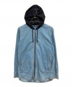 DIESELディーゼル）の古着「パーカー」｜スカイブルー